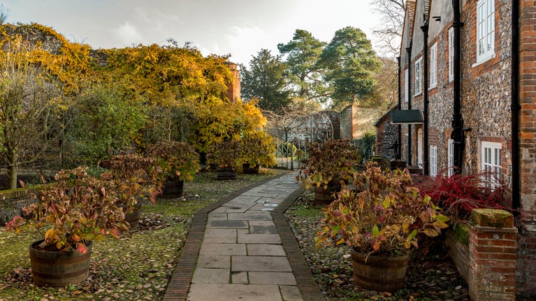 Autumn colours at Greys Court, Oxfordshire